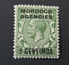 Morocco Agencies-Spanish  1914 KGV  5c  Mint Hinged K20