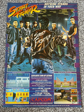 1988 Magazine ADVERT Spectrum Atari C64 Computer Game Street Fighter Ad Capcom
