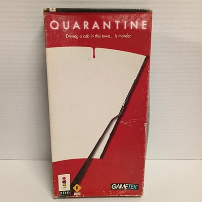 Quarantine for 3DO - Complete in Box (CIB) Long Box W/ Manual
