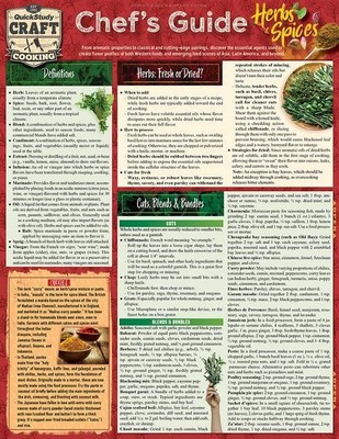 Chef's Guide to Herbs & Spices ~ Jay Weinstein ~  9781423239772