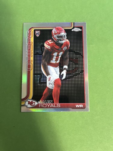 2025 Topps Chrome Jalen Royals #337 RC Lightboard Logo Refractor