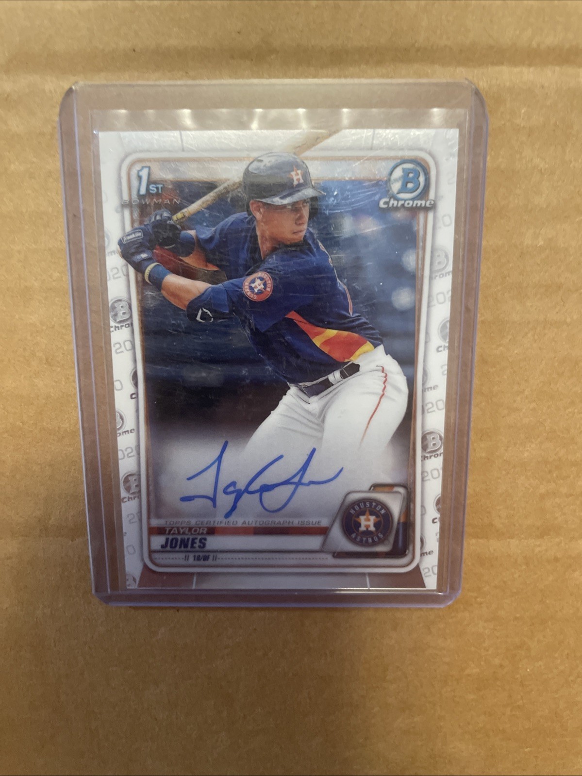 2020 Bowman Chrome - Prospect Autographs Taylor Jones #CPA-TJ (AU, RC)