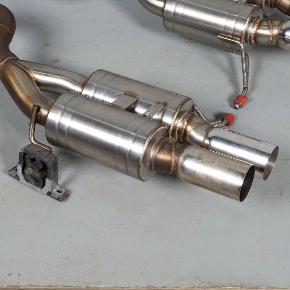 2008-2013 BMW M3 S65 Becker Axle Back Exhaust System Stainless - Image 3 of 4