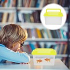 Fish Tank Portable Turtle Box Little Small Plastic for Observing