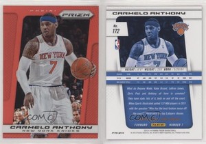 2013-14 Panini Prizm Target Red Prizm Carmelo Anthony #172 HOF