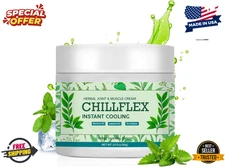 Soothing Menthol Cream by CHILLFLEX – Fast Acting Gel for Arthritis & Sports
