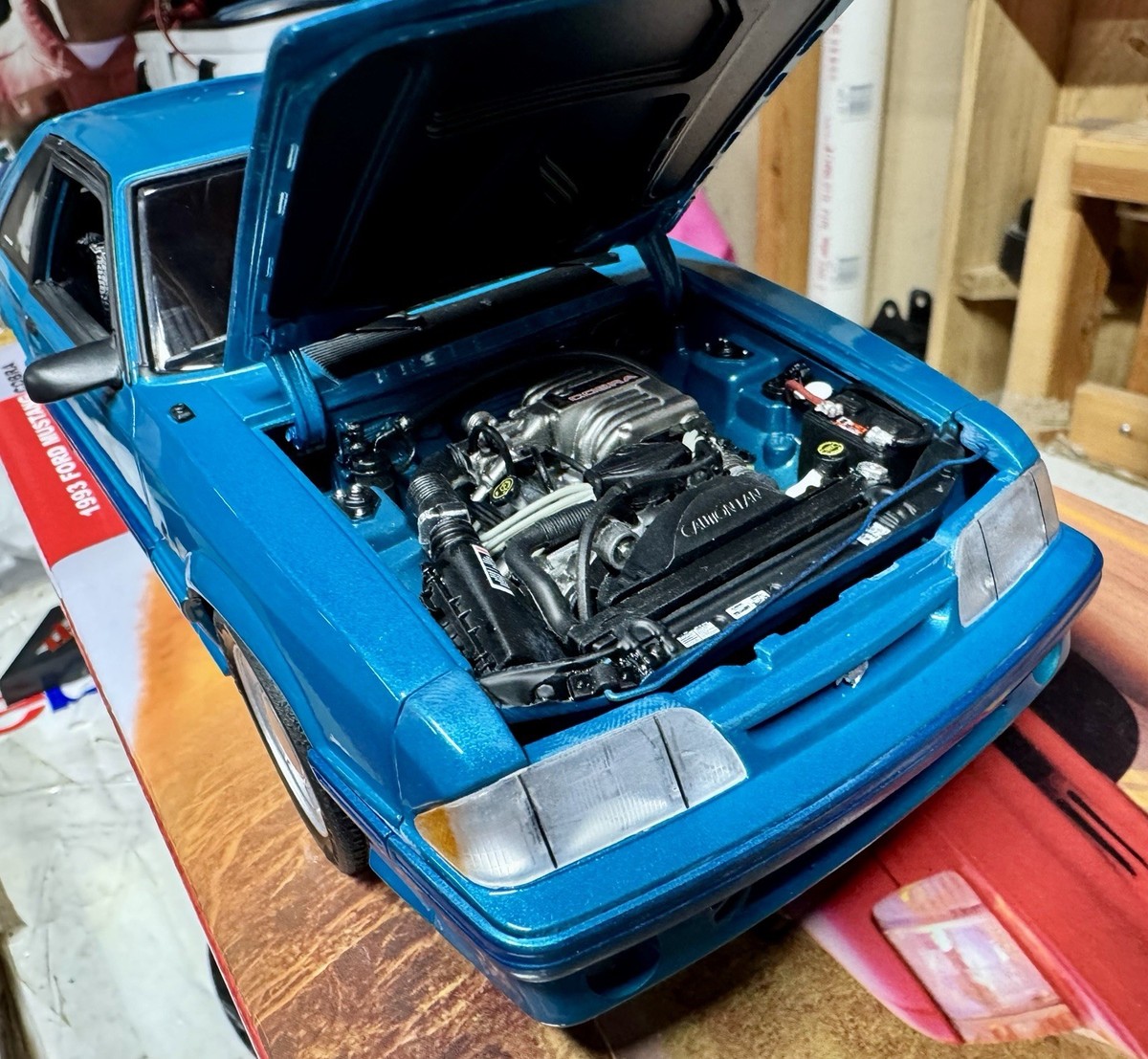 1993 Ford Mustang Cobra TEAL 1/18 GMP Diecast Model# G1801815 NIB
