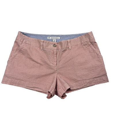 Southern Tide Shorts Women's 10 The Skipjack Seersucker Striped Preppy