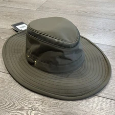 Tilley Airflo Hat Small Size 7 Olive Green NWT UPF 50 Travel Outdoor Active