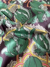 LIBERTY TANA LAWN "Evelyn Dawn"  Green Fabric Remnant - 137cm x 62cm