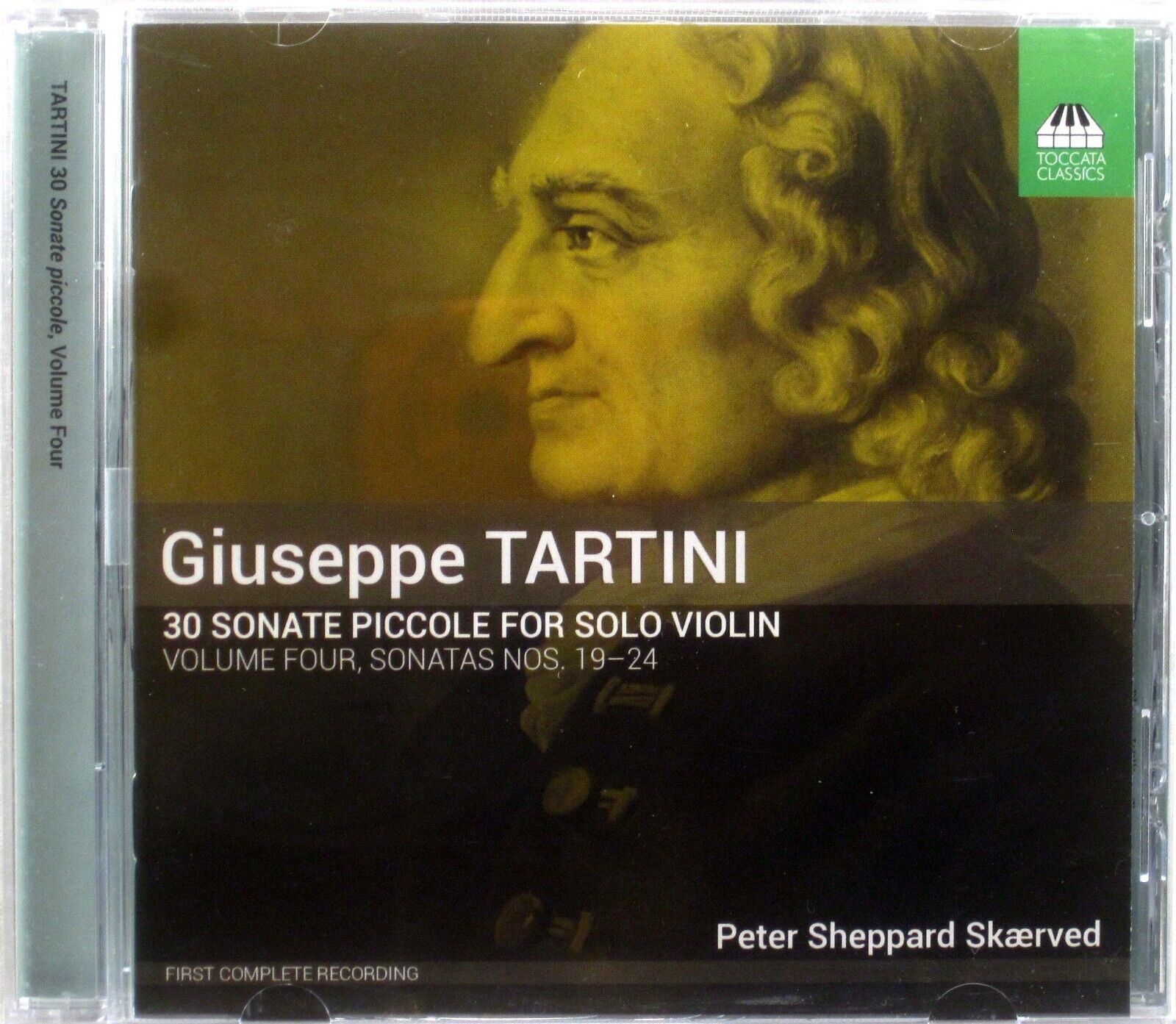 TOCCOTA CLASSICS Tartini SKAERVED 30 Solo Violin Sonatas (CD, 2017, EU) 0363 NM