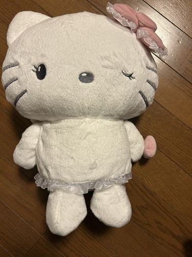 Sanrio Hello Kitty big Stuffed Toy White black - Picture 2 of 12