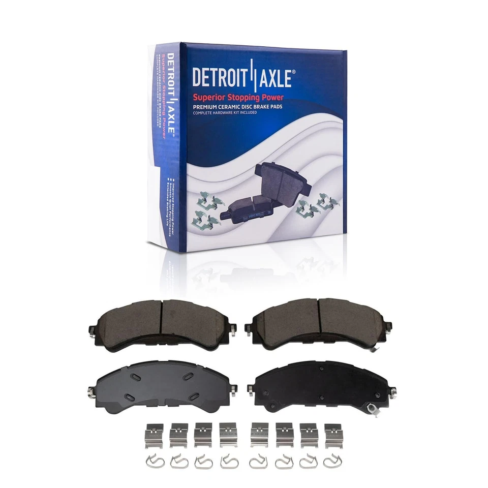 Front Disc Brake Rotors and Ceramic Brake Pads Kit for 2019 - 2023 Ford Ranger - Image 4 of 4