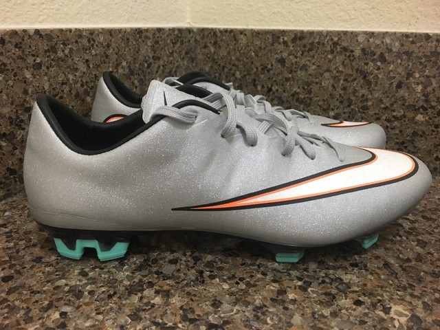 cr7 cleats silver