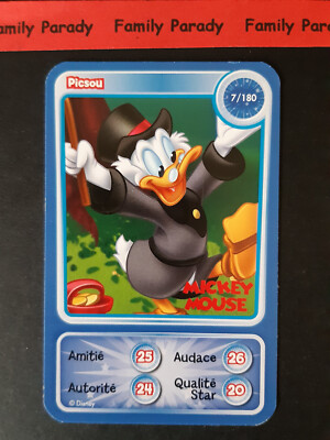 Dackel 7/180 Karte Disney/Pixar Mickey Mouse Auchan 2010 Französisch