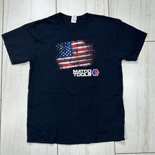 Mac Tool Flag T-shirt Black Men's Large LG ptp: 21