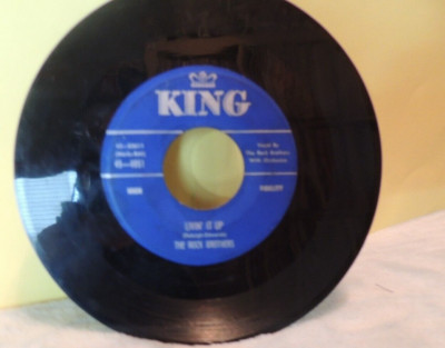 The Rock Brothers 45 Dunagree Doll/Livin' It Up, King 45-4851, 1955 - Rockabilly