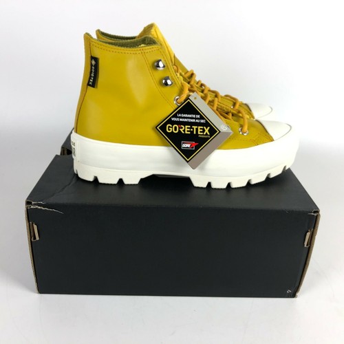 gold chunky converse