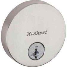Kwikset Uptown Low Profile Satin Nickel Singl...