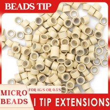 Silicone Beads Micro Rings Tip Lined For Stick I Tip Human Hair Extensions Tools