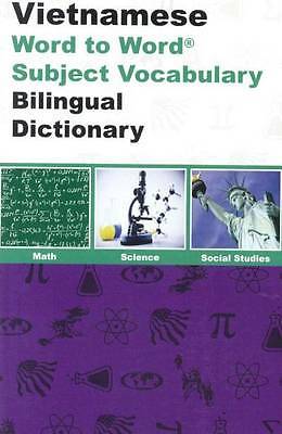 Vietnamese Word to Word® with Subject Vocabulary by C. Sesma (2012, Trade ...