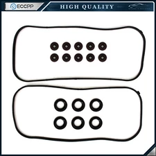 ECCPP Valve Cover Gasket Set For Honda Odyssey Acura 3.0L 3.2L 3.5L w/ Grommets