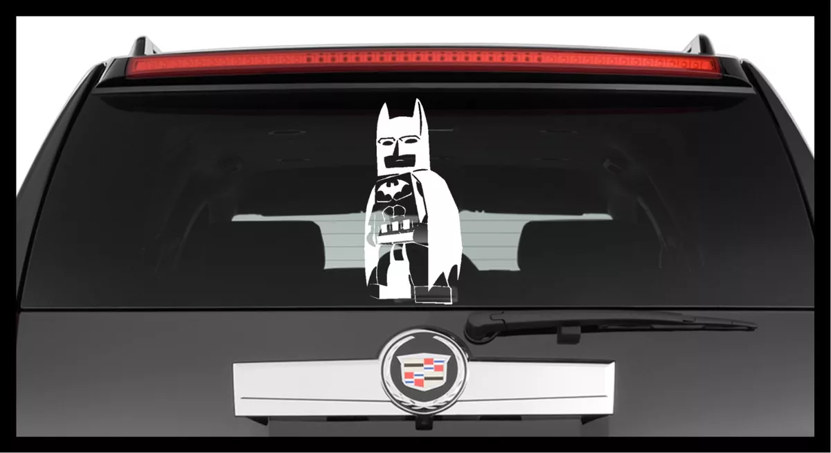  Batman Head Cartoon - Sticker Graphic - Auto, Wall, Laptop,  Cell, Truck Sticker for Windows, Cars, Trucks : Automotive