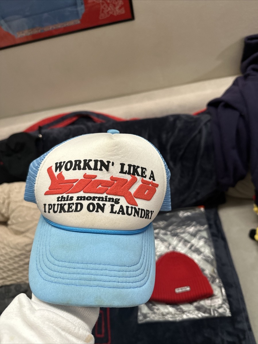 希少 SICKO Trucker Cap Vintage Sicko Trucker Hat Hip Hop IAN CONNOR SICKO Cap Punk