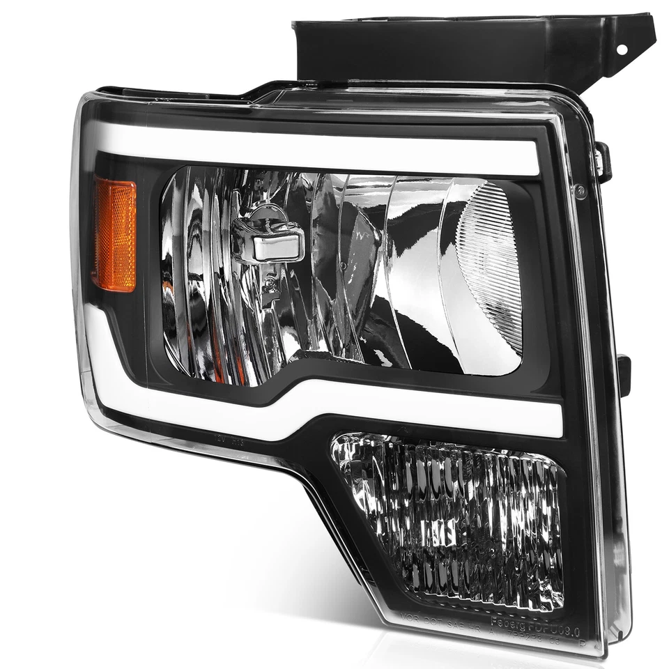 Fits 2009-2014 Ford F150 Headlights Assembly Clear Lens Left + Right Side Front - Image 2 of 4