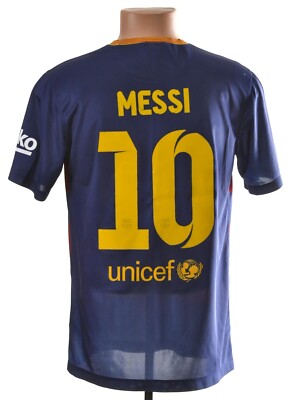 BARCELONA 2015/2016 HOME FOOTBALL SHIRT JERSEY NIKE #10 BARCELONA 2015/2016 HOME FOOTBALL SHIRT JERSEY NIKE #10