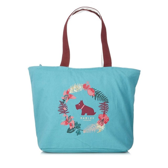 radley canvas shopper