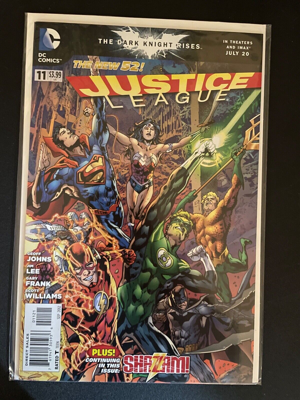 Justice League 11 New 52 Cover B Variant High Grade 9.2 DC Comic Book D83-19