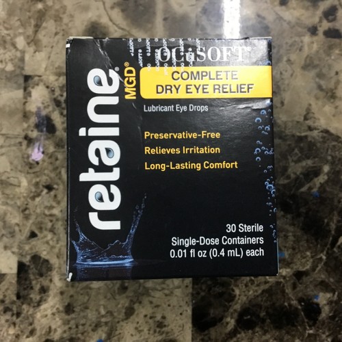 OCuSOFT Retaine MGD Complete Dry Eye Relief Lubricant Eye Drops 30 Ct ...