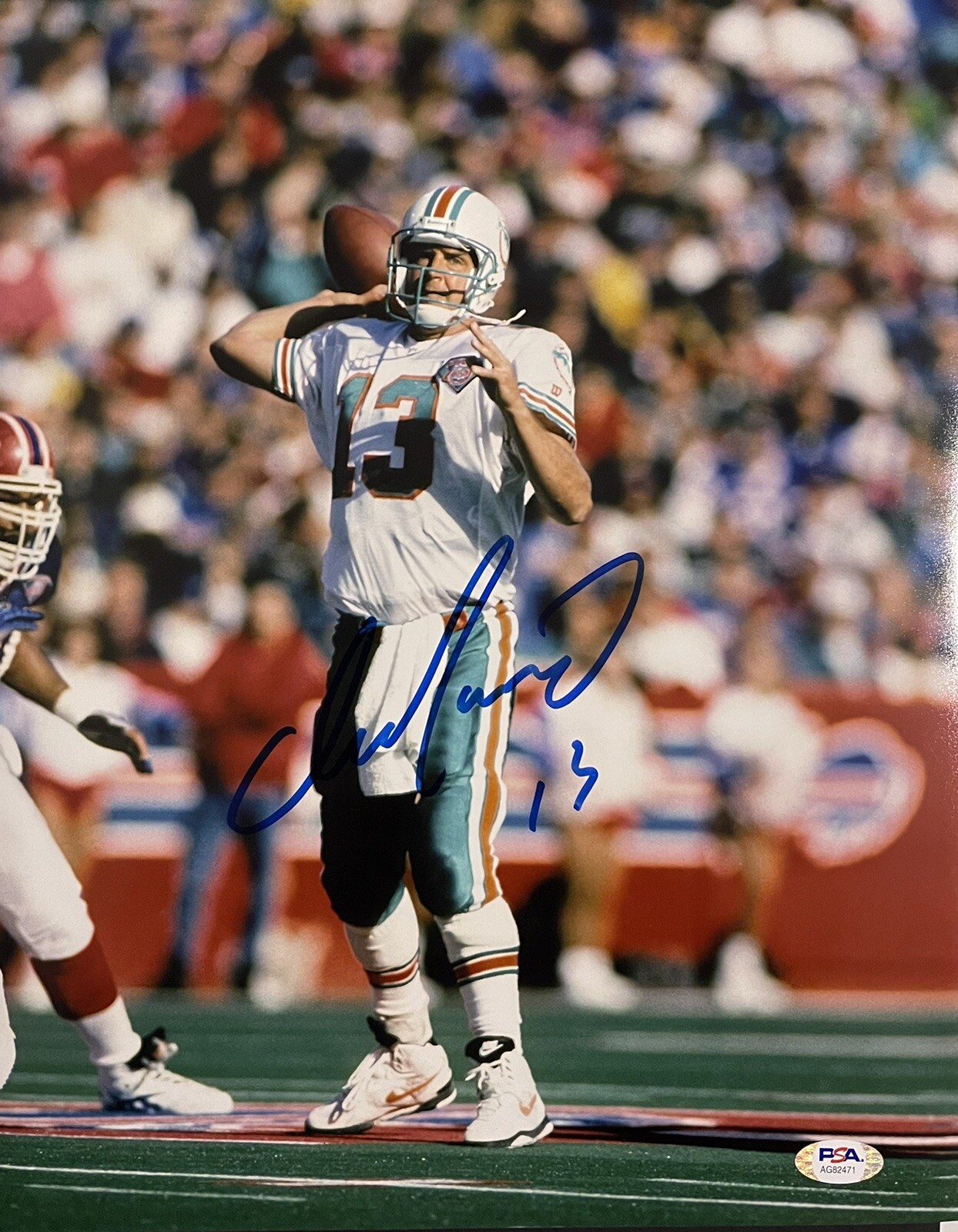 Dan Marino Signed Autographed Miami Dolphins 11x14 Photo HOF Psa/Dna