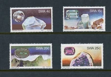 D544  Southwest Africa 1979   minerals   4v.       MNH