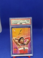 Rui Hachimura 2019 Court Kings Fresh Paint Citrine Rookie Auto /49 PSA 9 MINT