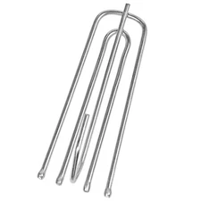 Stainless Steel Curtain Pleater Tape Hooks Traverse Pleater 4 Prong Curtain Hook
