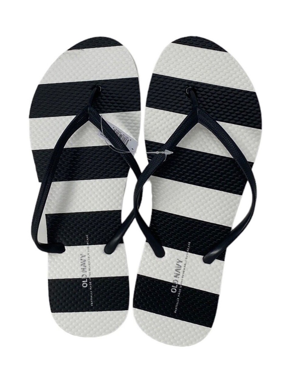 Tie Dye Old Navy Slide Sandals Old Navy Flip Flop Strips Black