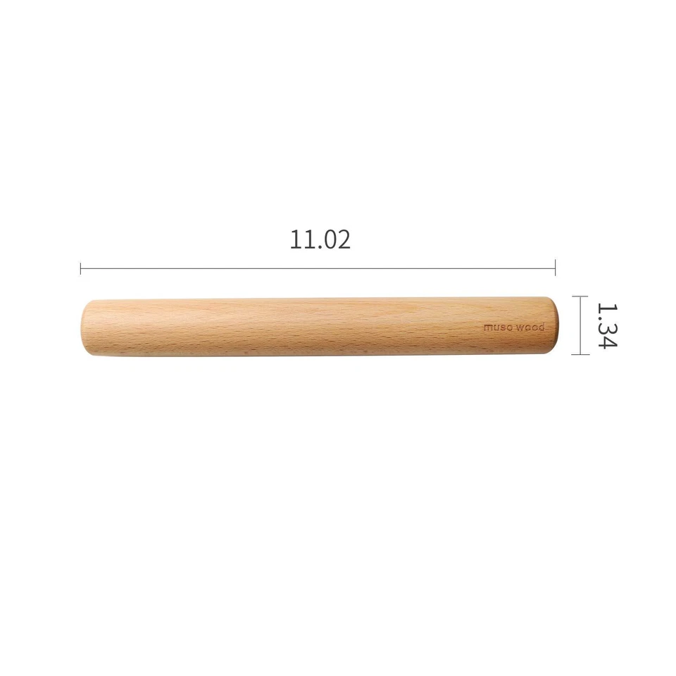 Small Rolling Pin for BakingWooden Rolling Pin 11 inches for Fondant Pie Crus... - Image 2 of 4