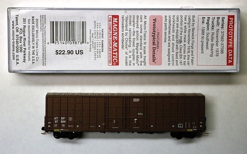 MTL Micro-Trains 10300050 Santa Fe ATSF 37564 60 pies exceso de altura vagón | Zustand: New
