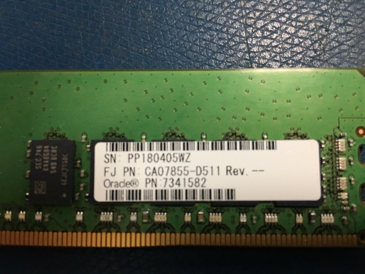 Oracle Original 7341582 16GB DDR4-2400 Registered DIMM 1-Rank for 