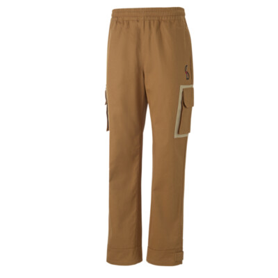 PUMA Childhood Dreams Cargo Pants Mens Brown Casual Athletic Bottoms  53683401