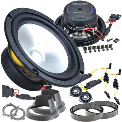 GROUND ZERO LAUTSPRECHER für VW CADDY V SB ab 2020 Front Tür 2-Wege 190W #B2G9