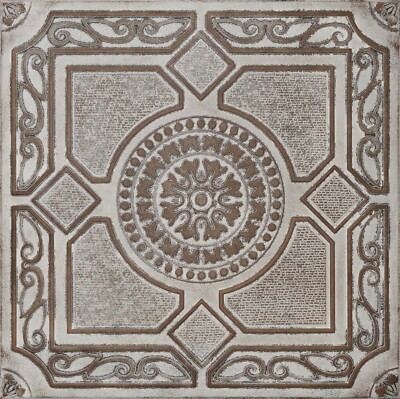 Decorative Ceiling Tiles Styrofoam 20x20 R30A Tarnished Brown
