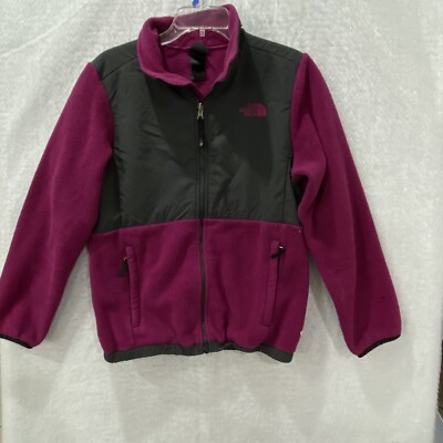 THE NORTH FACE FLEECE JACKET フリースジャケット The North Face Jacket Youth Fleece Full Zip Girls XL 18 Fuchsia