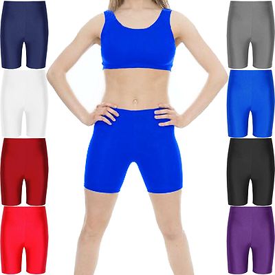 Culotte Bambina Ginnastica Artistica Pantaloncini Sportivi Per Bambine - Shorts Ginnastica Fitness Vita Elastica Shorts Ginnastica Elastico - Foto 2