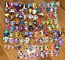 Littlest Pet Shop LPS Assorted Mini Pet Figures Lot Animals Bundle Of 103 100 