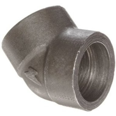 Capitol Manufacturing 12400330 3000# Socket Weld 45Â° Fitting 1/2'' SS