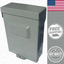 Ac Disconnect Box Electrical 60 Amp 120/240-volt Non-fuse Metallic Padlockable