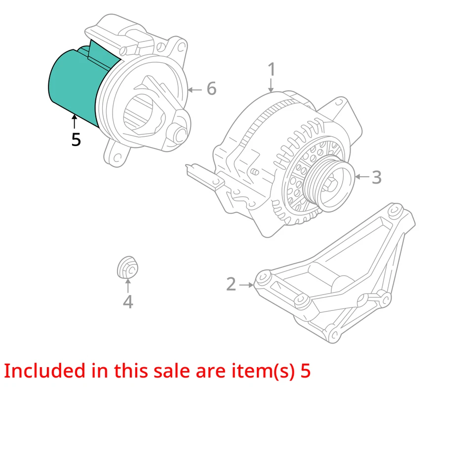 Ford Explorer Sport Trac 2001-2004 motor de arranque de coche solenoide OEM B3W62 Foto 3 de 4